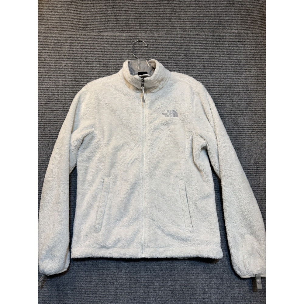 The North Face Osito High-Pile Fleece Jacket Full Zip White Color Women's Small